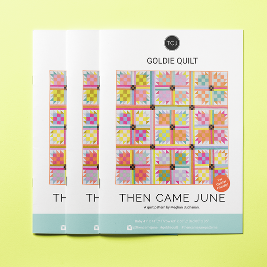 Goldie Quilt Pattern - Printed
