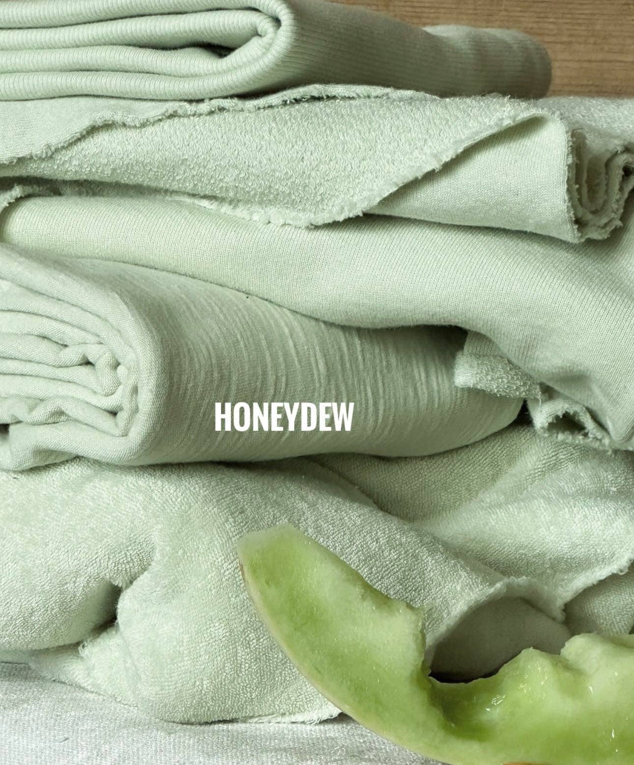 100% Organic Cotton Sponge Knit Terry Wheat
