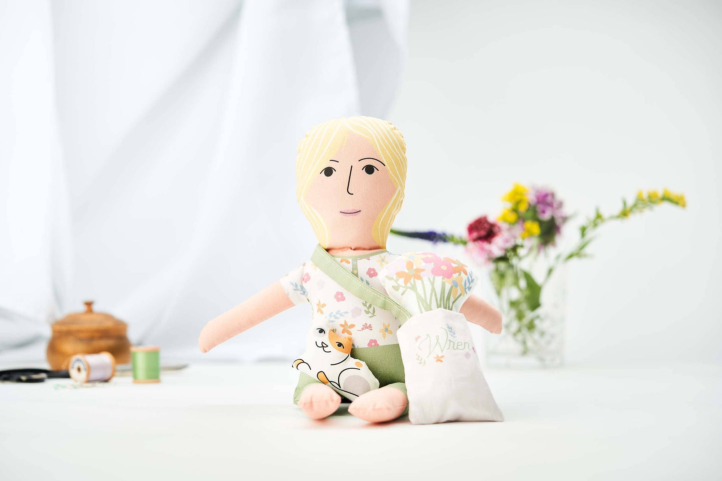 Wren | Cut & Sew Doll - Fabric Only