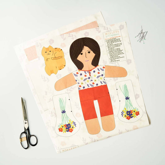 Willow | Cut & Sew Doll - Fabric Only