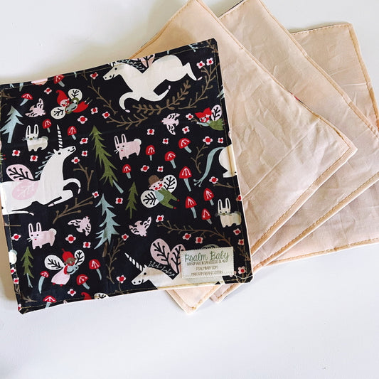 Organic Cotton Baby Crinkle Cloth Sensory Toy | Magical Jungle