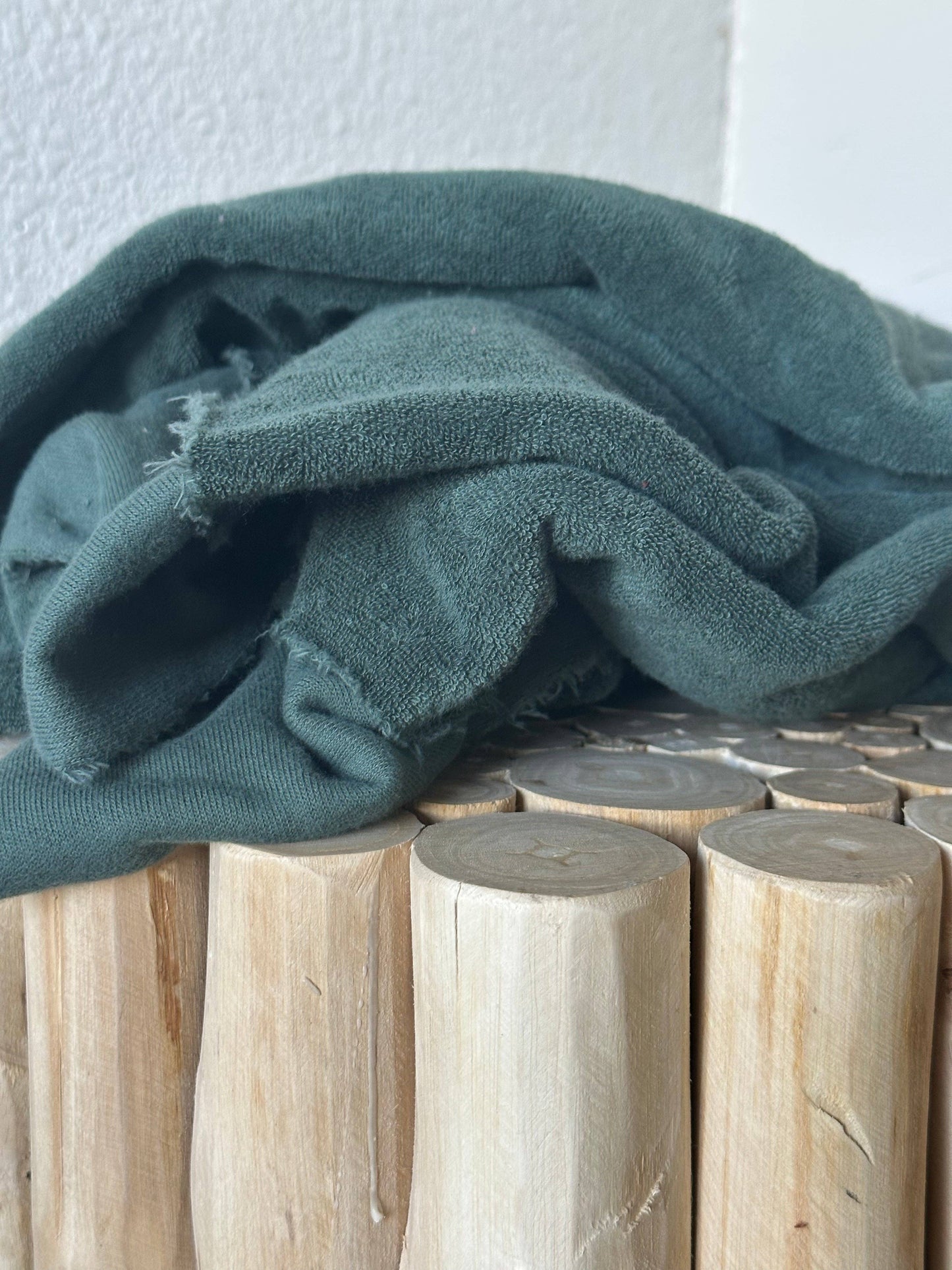 100% Organic Cotton Sponge Knit Terry Wheat