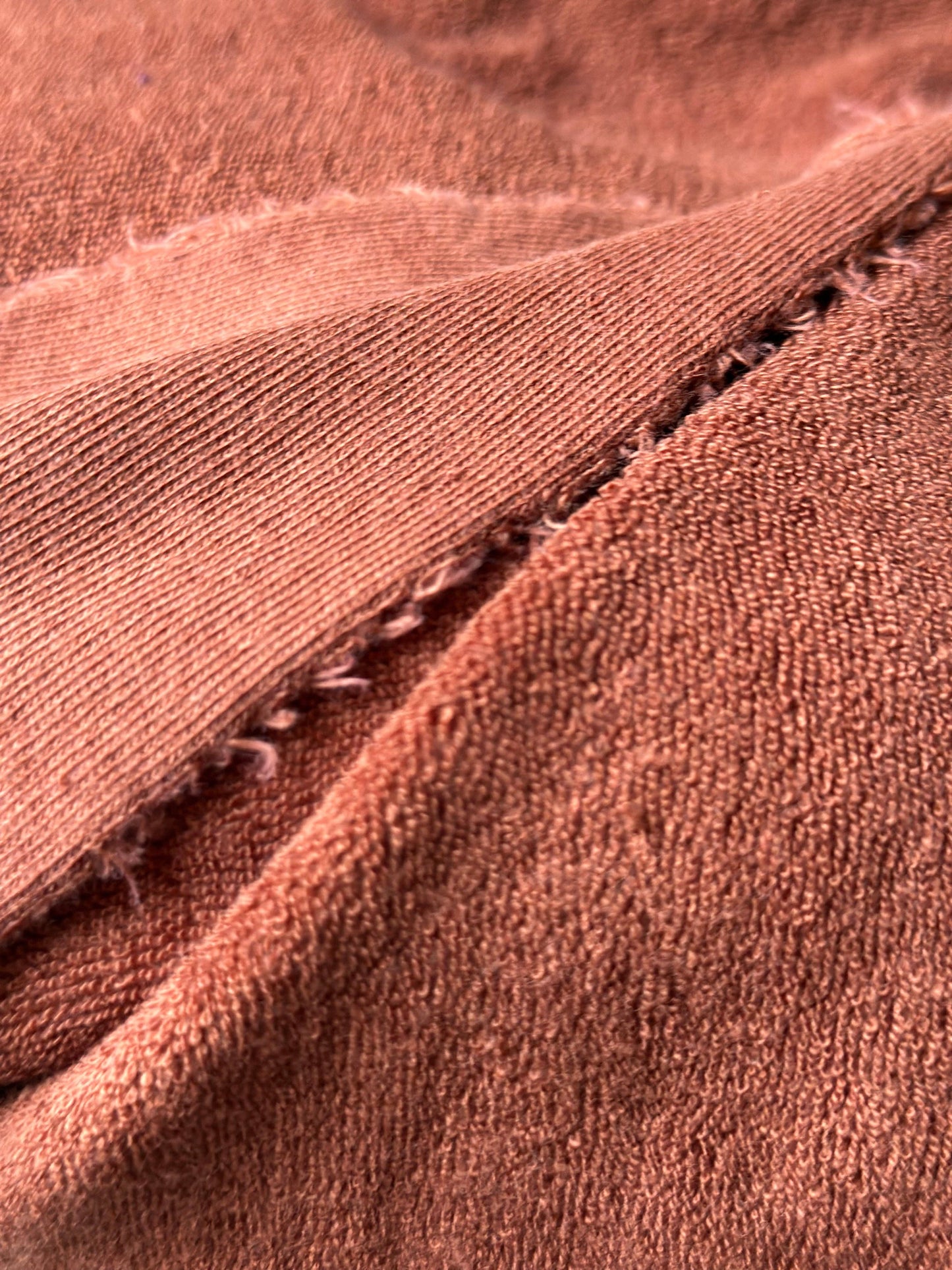 100% Organic Cotton Sponge Knit Terry Wheat