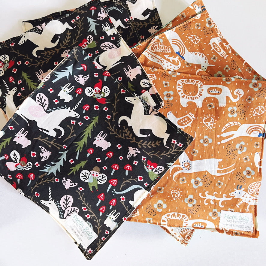 Organic Cotton Baby Crinkle Cloth Sensory Toy | Magical Jungle