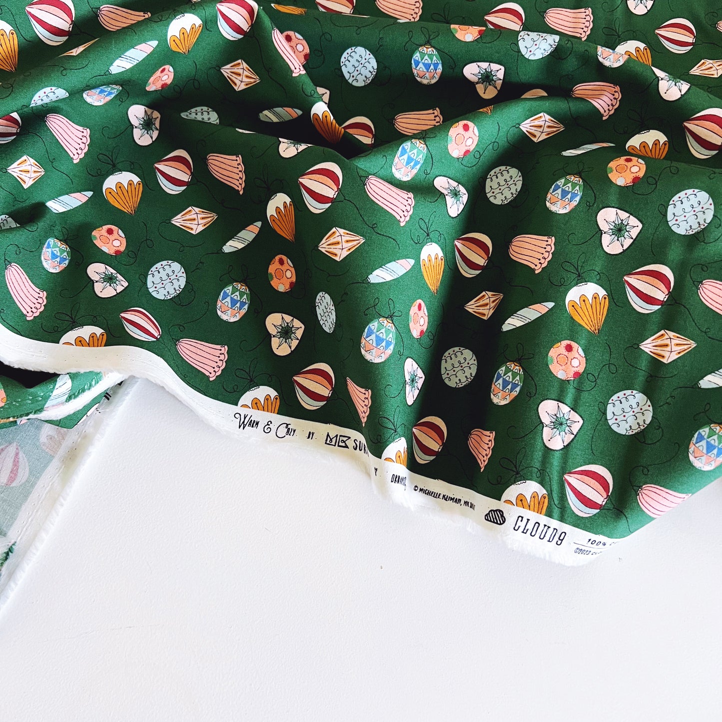 Ornaments Organic Poplin End of Bolt