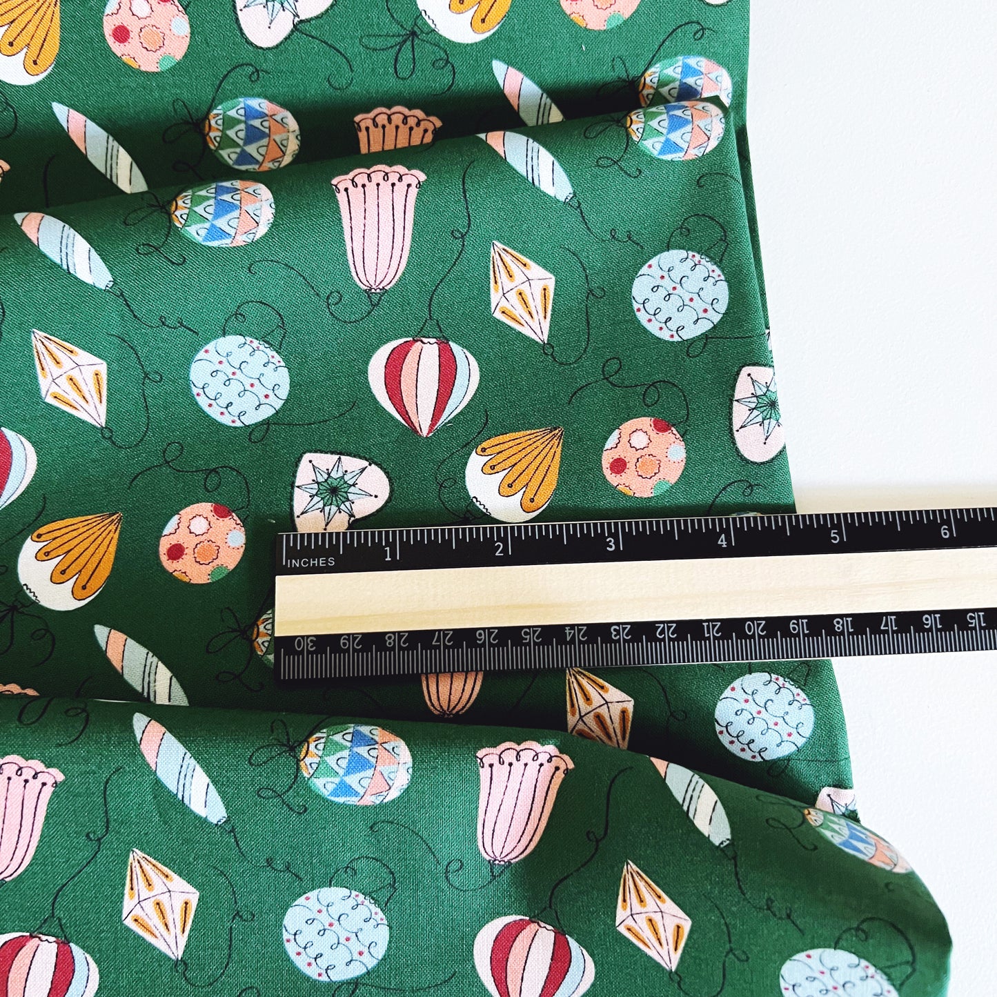 Ornaments Organic Poplin End of Bolt
