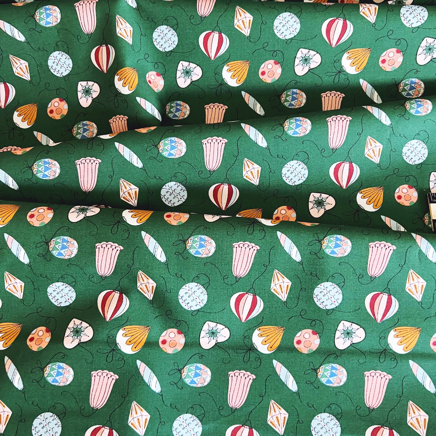 Ornaments Organic Poplin End of Bolt