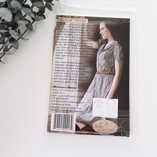 Patrón de costura del vestido Clara
