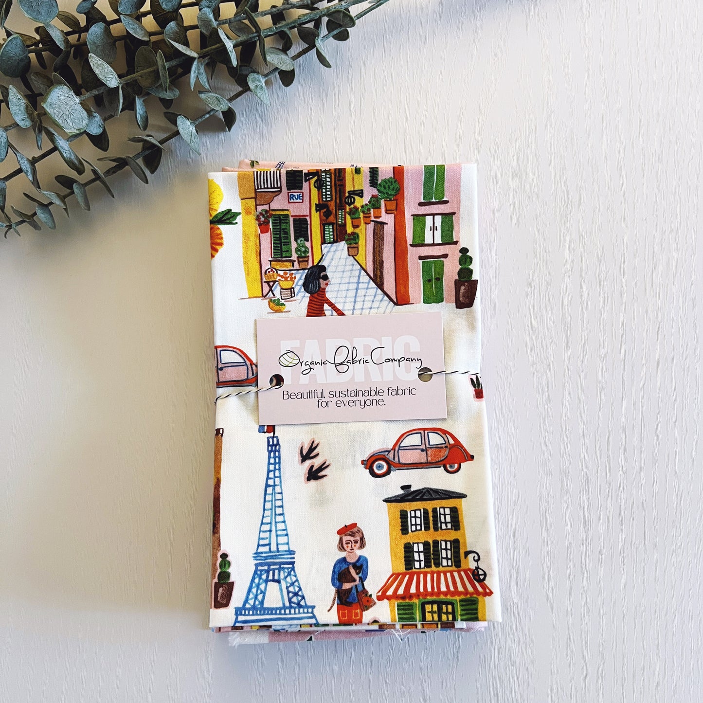 Summer in Paris Organic Fat Quarter Bundle
