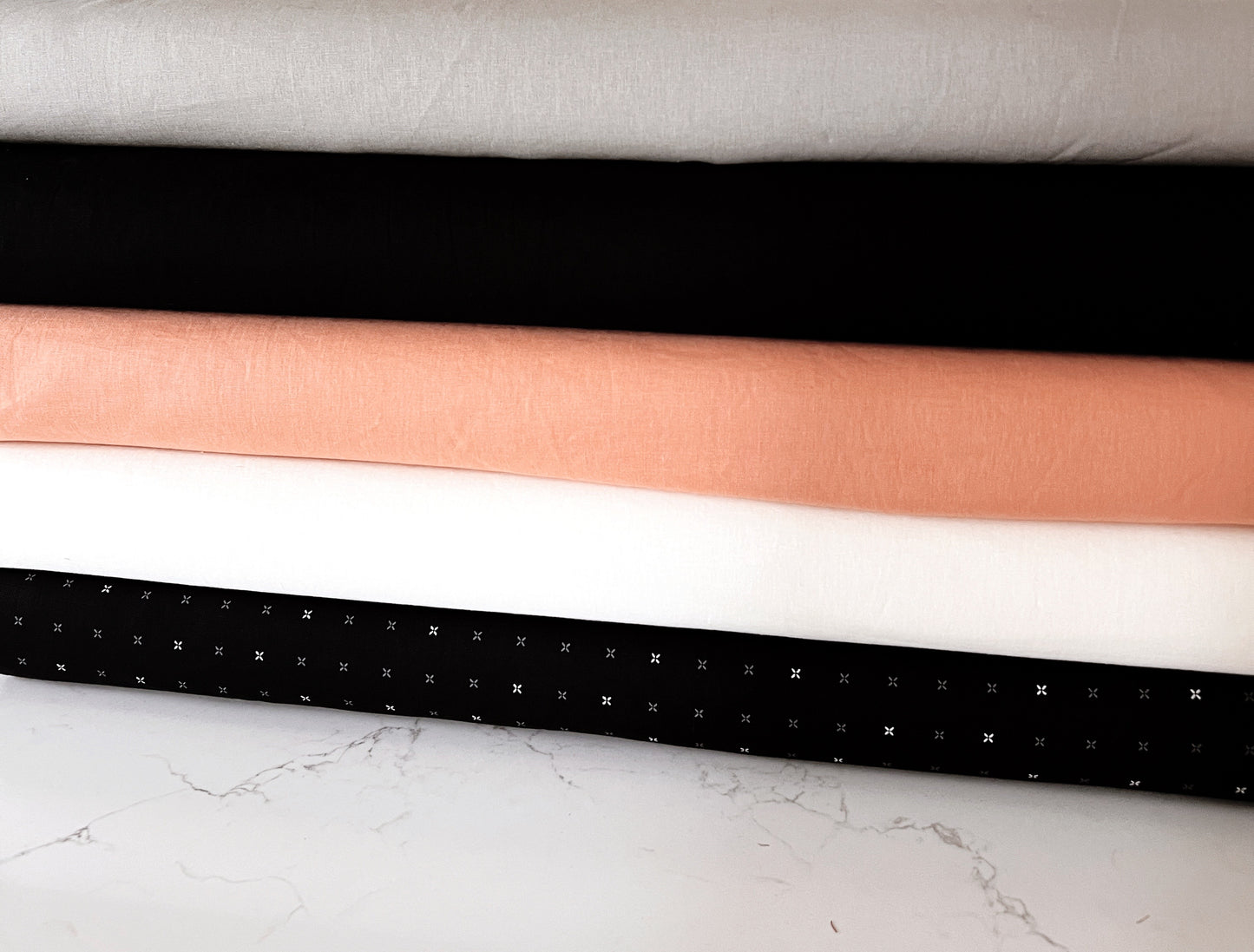 White Linen Cotton Blend