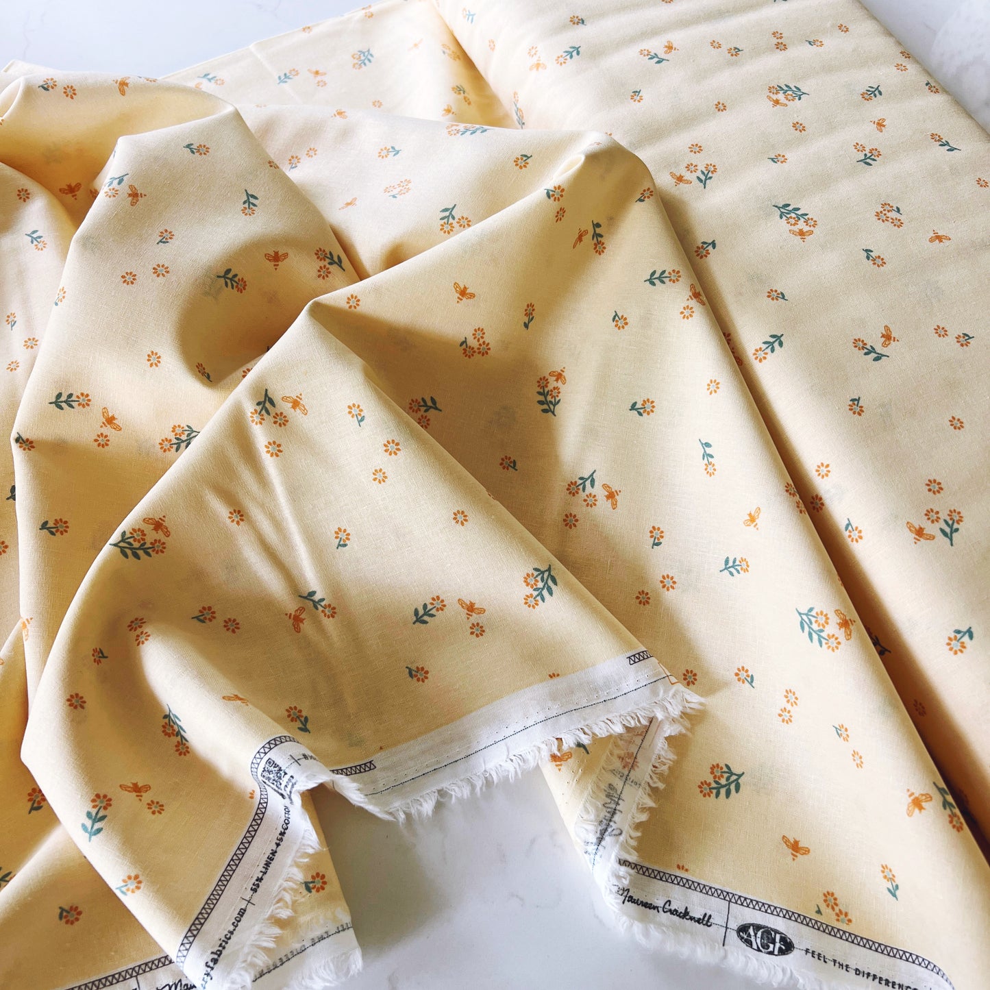 Foraging Flutter Sun Linen Cotton Blend