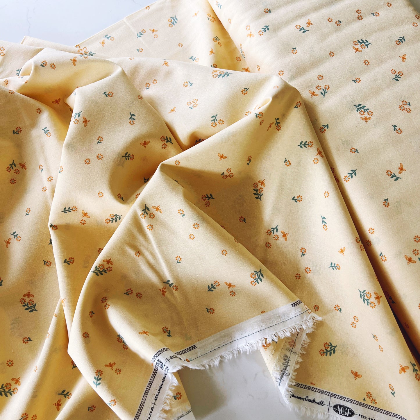 Foraging Flutter Sun Linen Cotton Blend