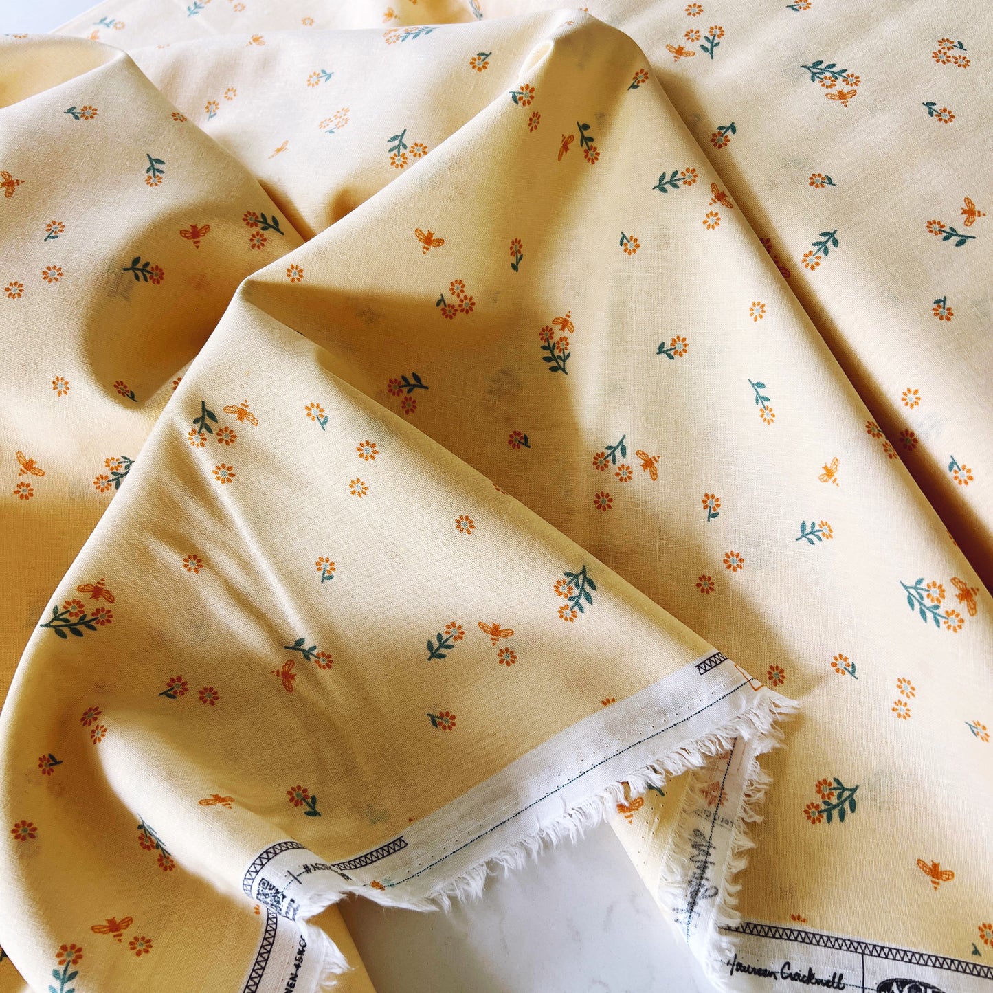 Foraging Flutter Sun Linen Cotton Blend