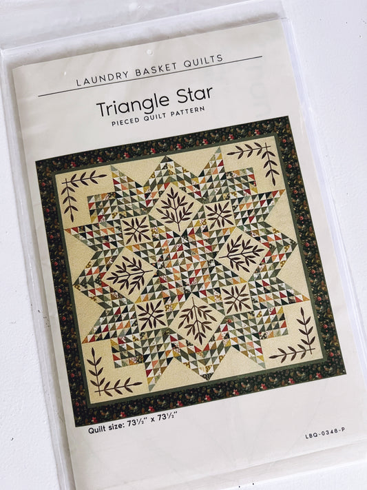 Triangle Star | Traditional Quilt Paper Pattern