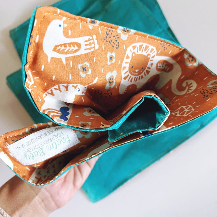 Organic Cotton Baby Crinkle Cloth Sensory Toy | Magical Jungle