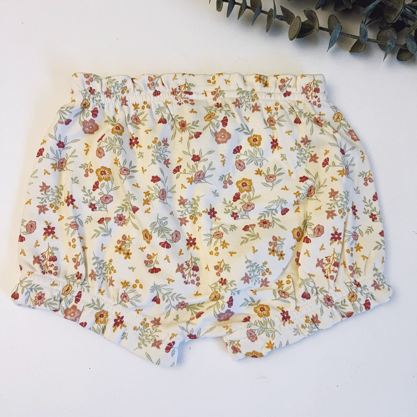 Braguita de algodón orgánico con volantes para bebé de junio - Bianca Floral Berry