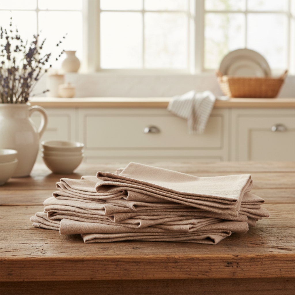 Sandstone Flannel Fabric - OEKO-TEX Double-Brushed Cotton by the Half Yard