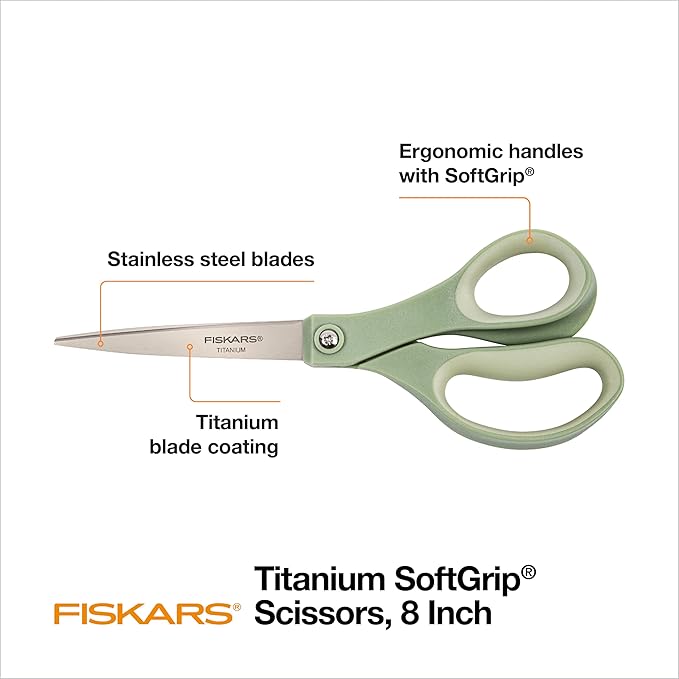 Fiskars All Purpose 8” Scissors