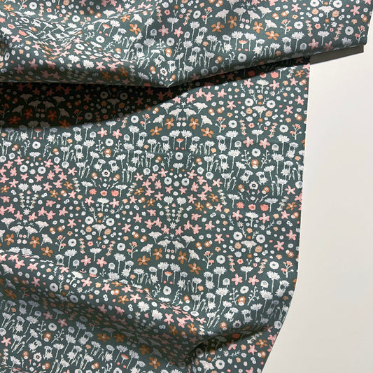 Painted Field Tangerine Poplin