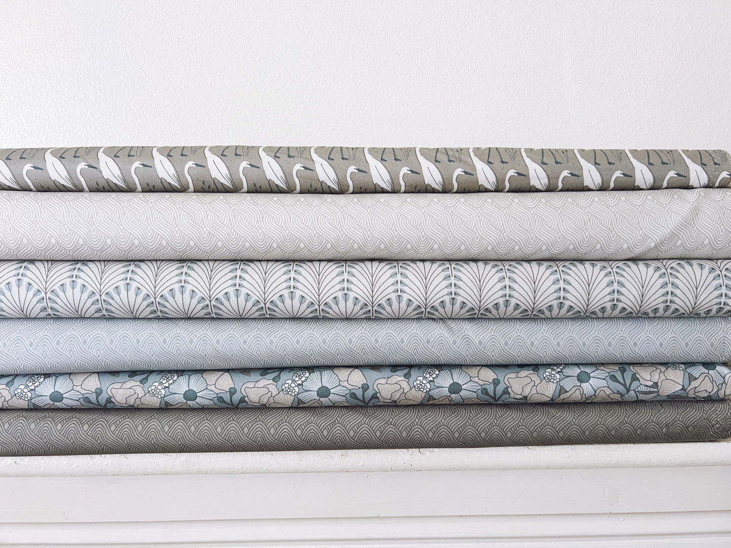 Coastal Calm Organic Poplin 6pc Bundle
