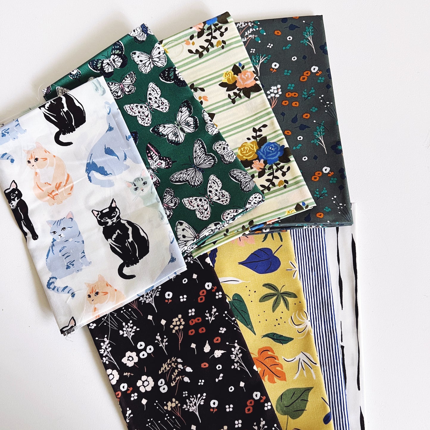 Kitty Garden Organic Poplin Fat Quarter Bundle