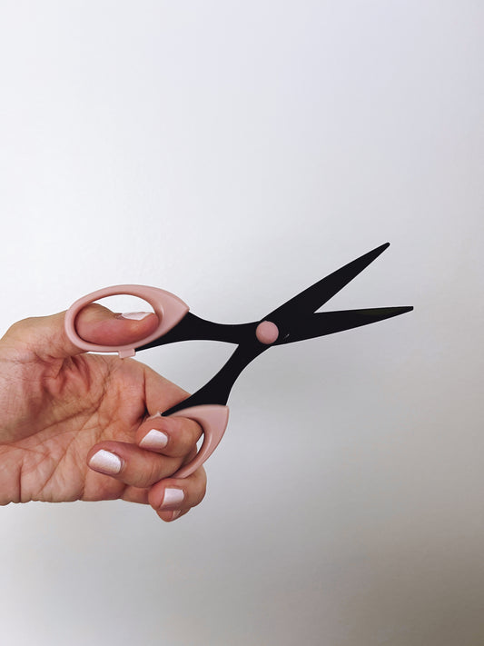 Black and Pink 7” Scissors