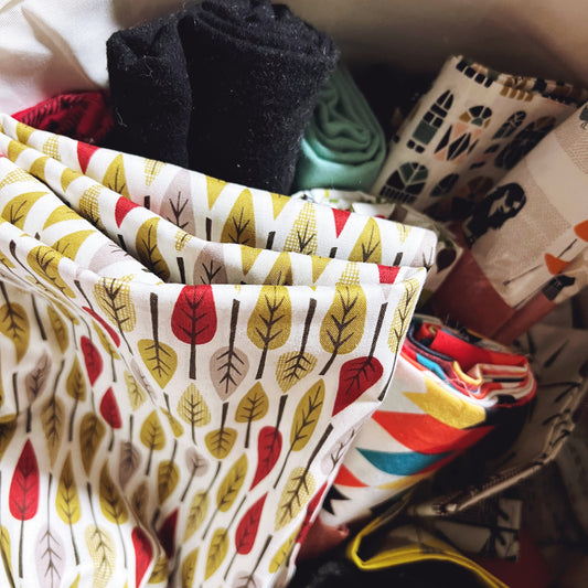 Cotton/Linen Fabric Grab Bag