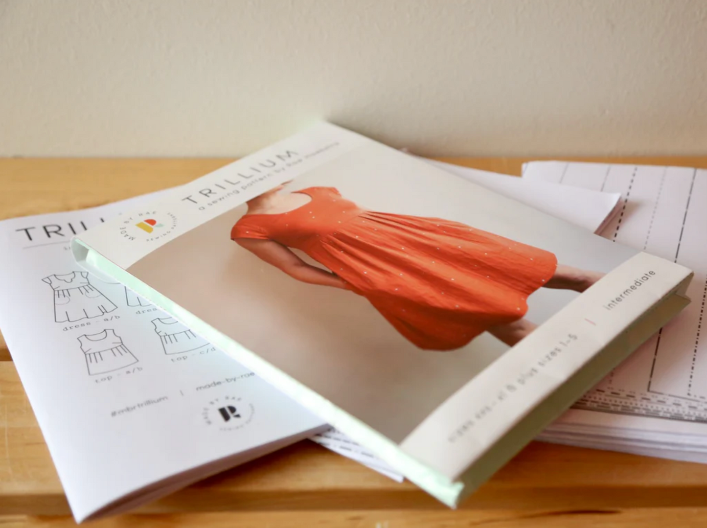 Trillium Dress and Top Paper Pattern - XXS, XS, S, M, L, XL, & Plus Sizes 1-5 (Formerly Washi Dress and Top)