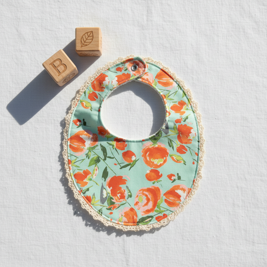 Everlasting Blooms Citrus Poplin - OEKO-TEX Certified 44/45" Wide by the Half Yard