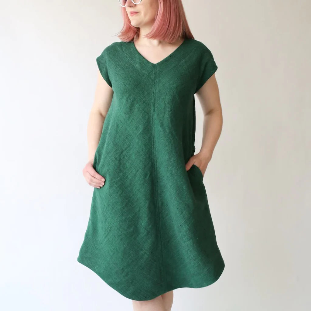 Vestido y top color esmeralda: tallas XXS, XS, S, M, L, XL y tallas grandes 1 a 5