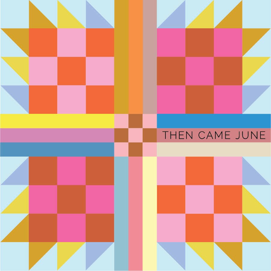 Goldie Sticker — 3" × 3" Quilt Block | Then Came June | Waterproof & Dishwasher Safe