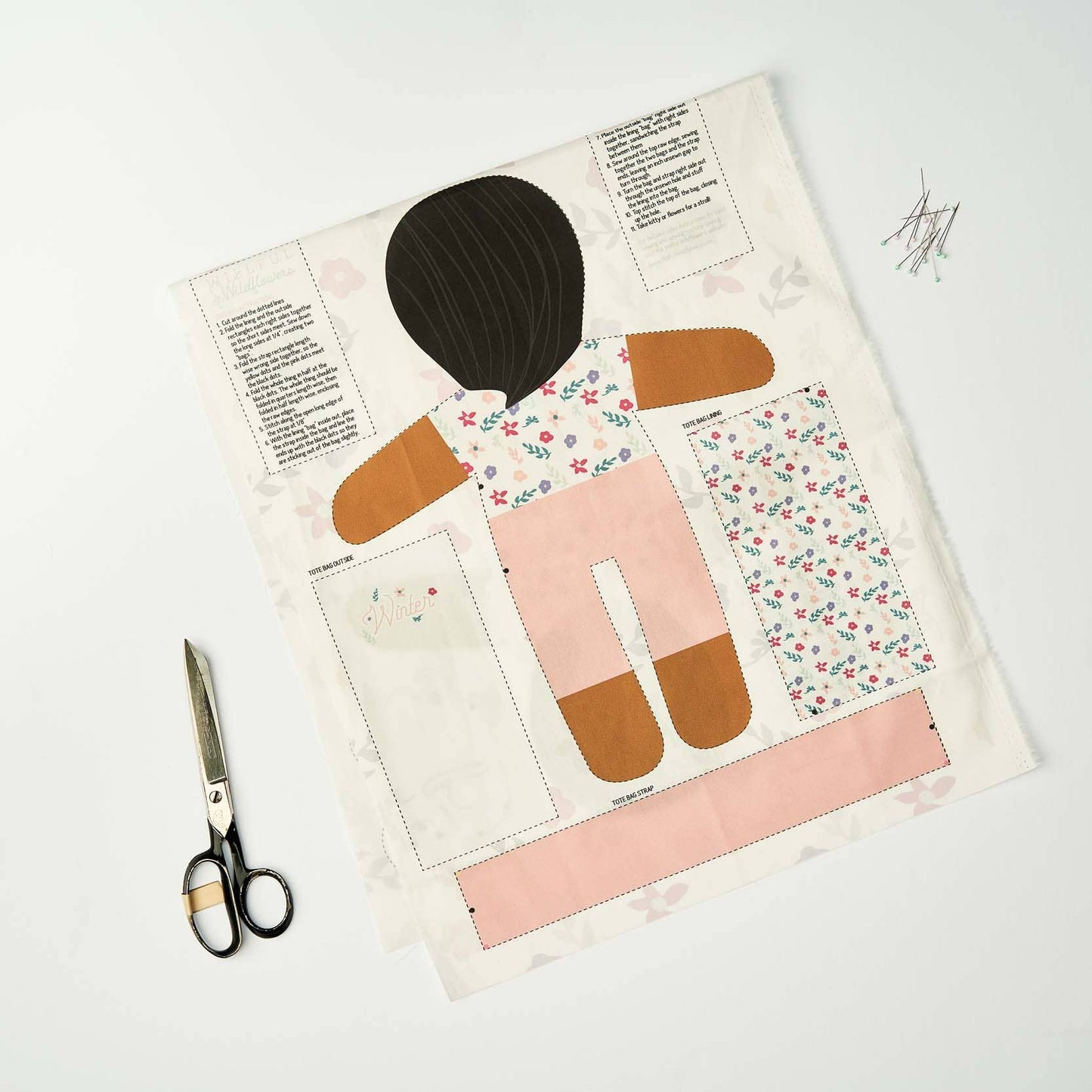Winter | Cut & Sew Doll - Fabric Only