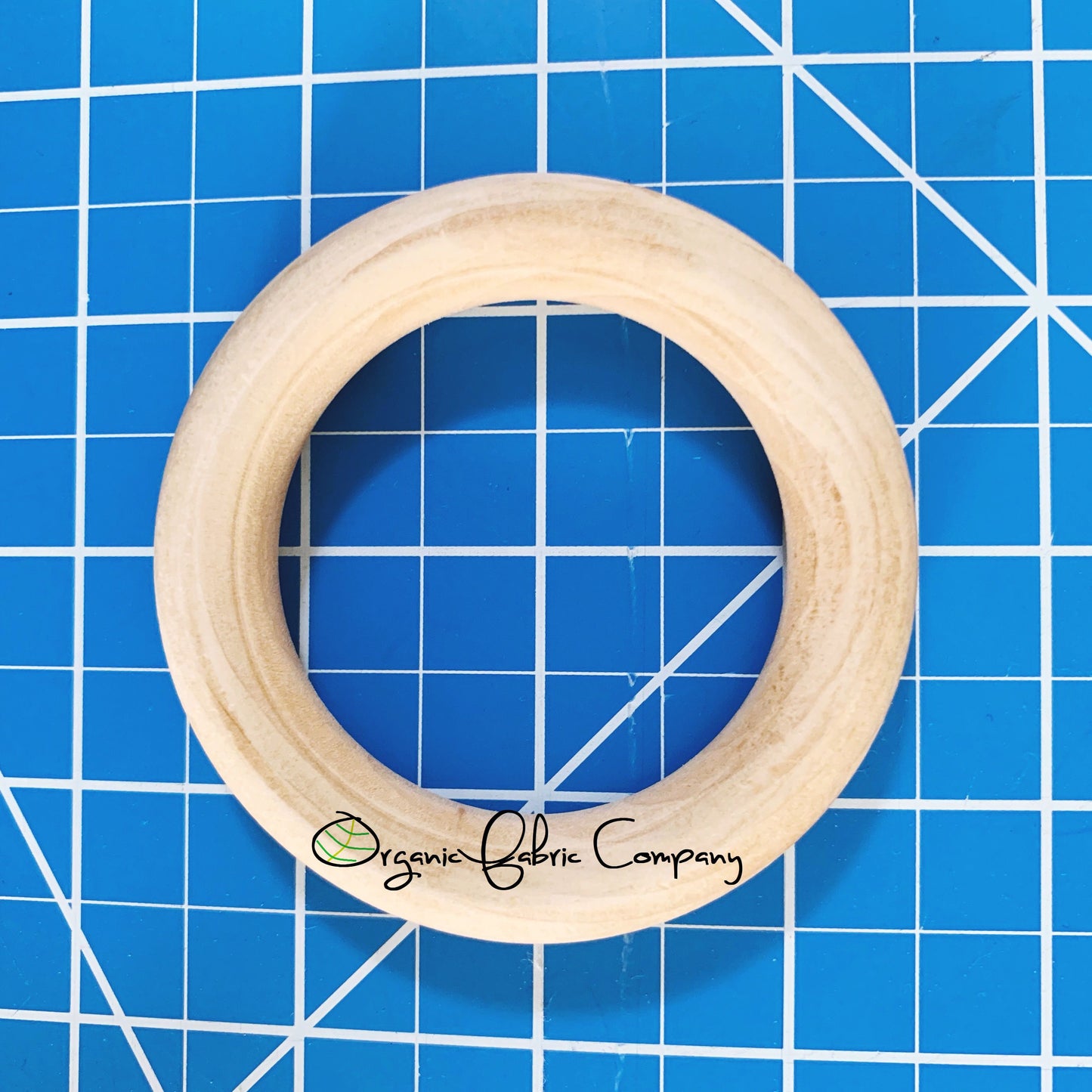 3" Diameter - Natural Maple Wood Rings - Certified CPSIA Compliant - Teething Nursing Toy