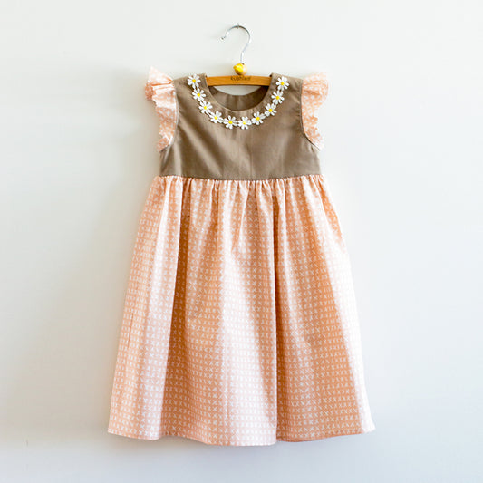 Geranium Girl's Dress Paper Pattern 0 - 5T