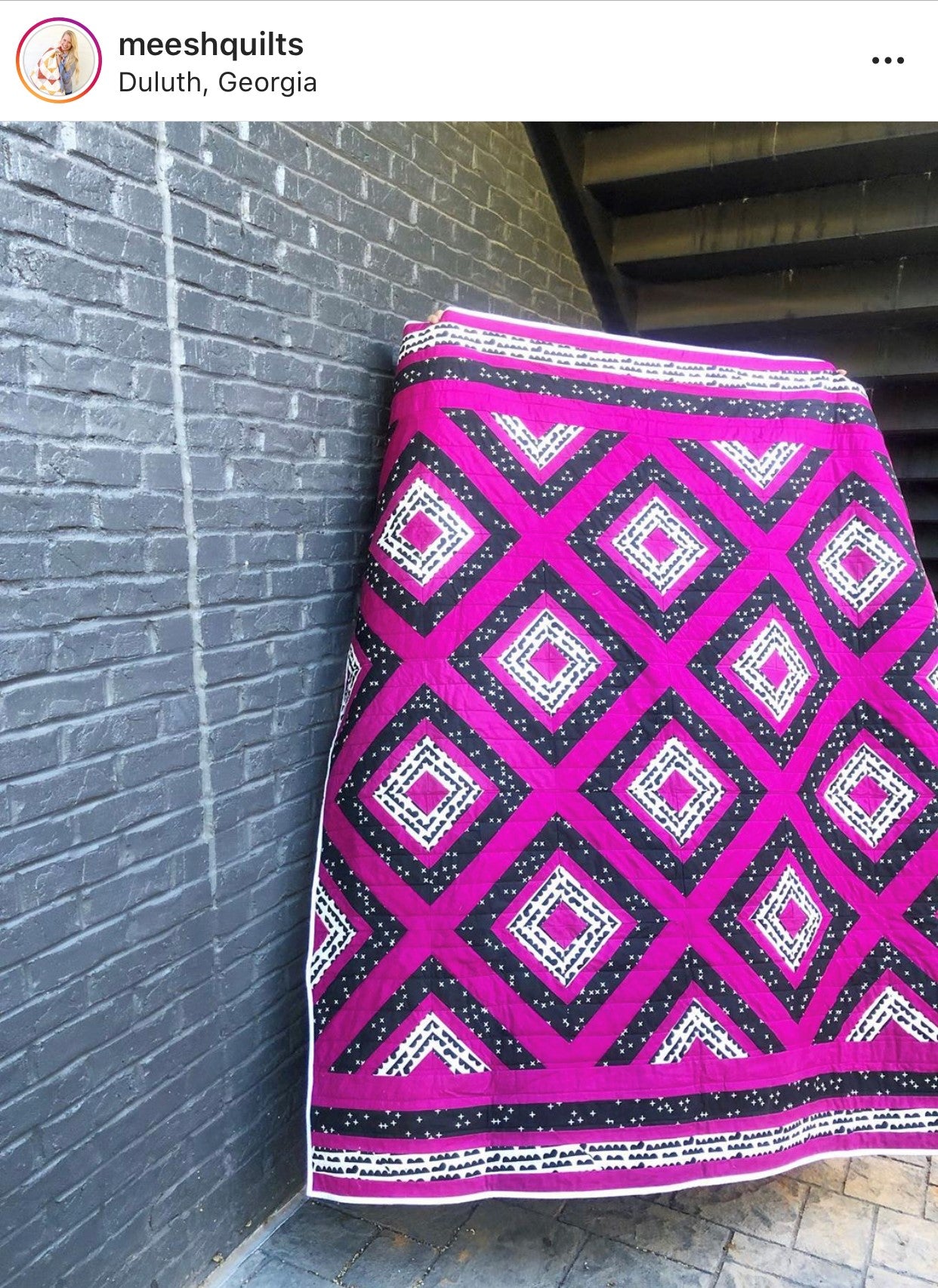 Patrón digital (PDF) de colcha Boho Mod