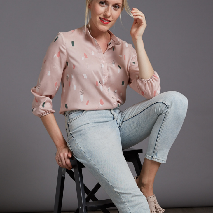 Patrón de costura de blusa - Patrón de costura del Reino Unido