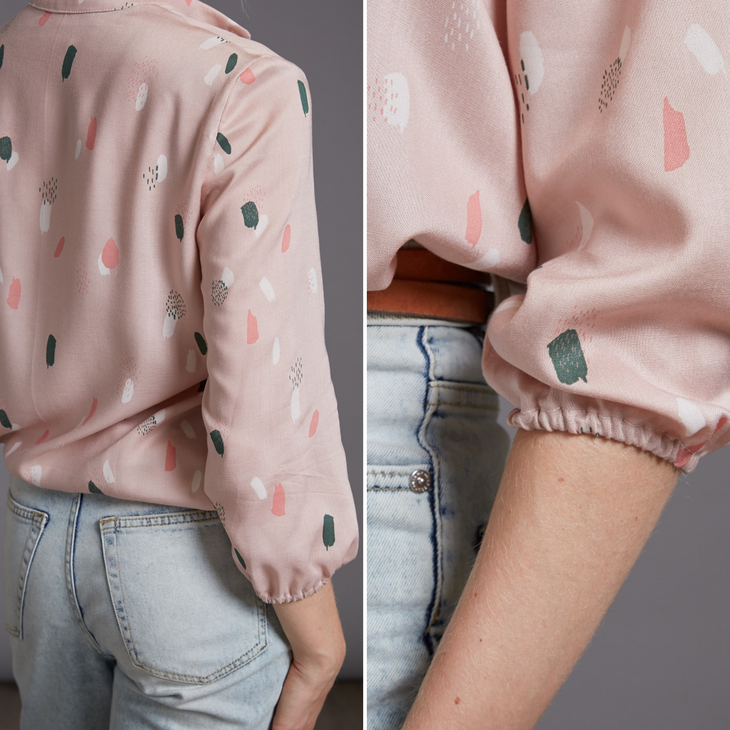Patrón de costura de blusa - Patrón de costura del Reino Unido