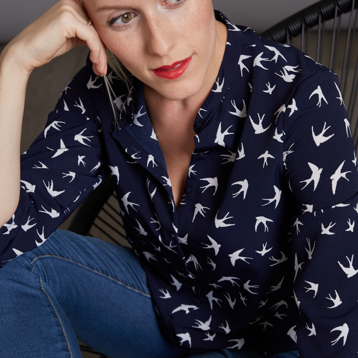Patrón de costura de blusa - Patrón de costura del Reino Unido