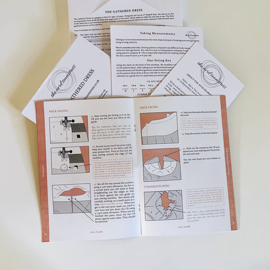 The Gathered Dress Sewing UK Pattern - Kids (Age 3-8)