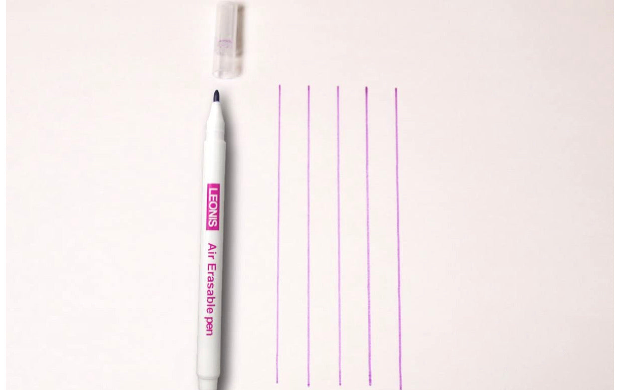 Air Soluble Disappearing Fabric Pens - Pack of 2