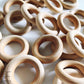 2.25" Diameter - Natural Maple Wood Rings - Certified CPSIA Compliant - Teething Nursing Toy