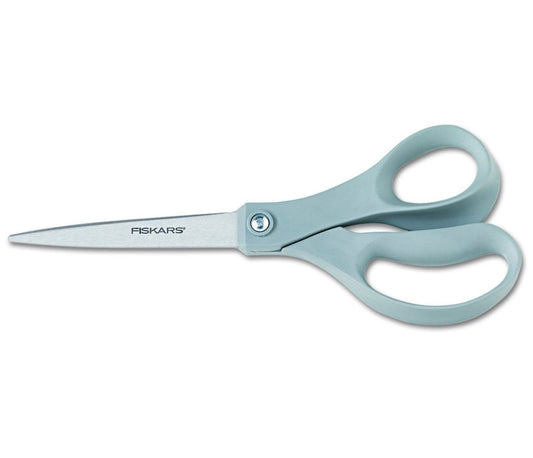 Tijeras Fiskars para técnicas mixtas de 8", color gris