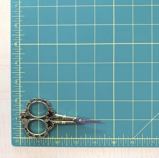 Flora Gold Stainless Steel Embroidery Scissors