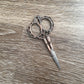 Flora Antiqued Vintage Rose Stainless Steel Embroidery Scissors
