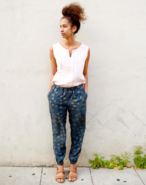 Luna Pants Paper Pattern XXS, XS, S, M, L, XL& Plus Sizes 1-5
