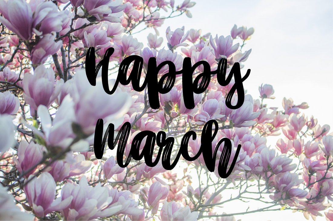 Happy March!  Spring Savings Inside!