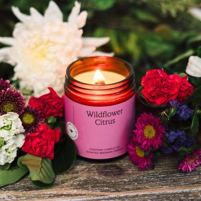 Fontana Wildflower Citrus Beeswax & Essential Oil Jar Candle