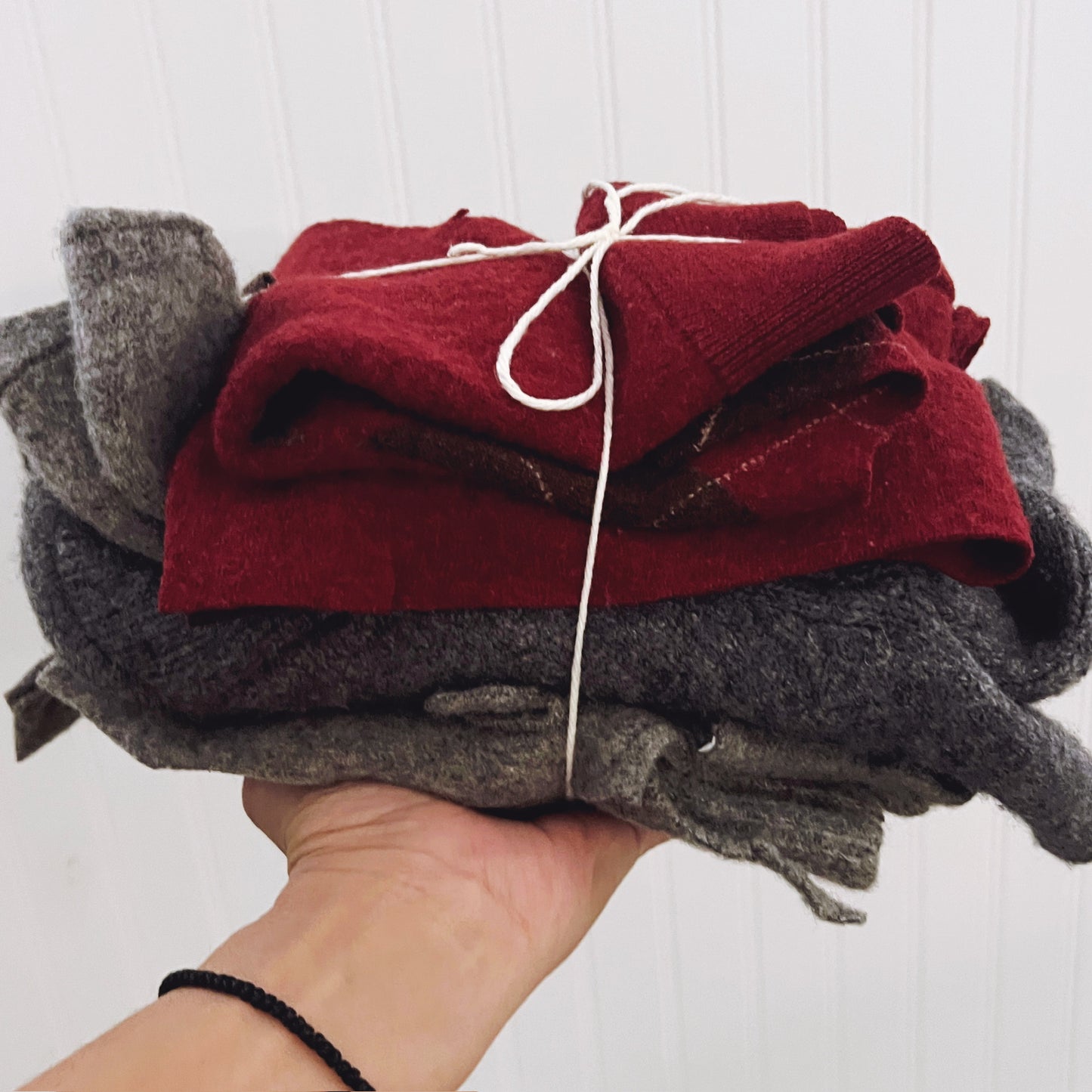 Wool Scraps - Merino and/or Lambs Wool (13-15 ounces)