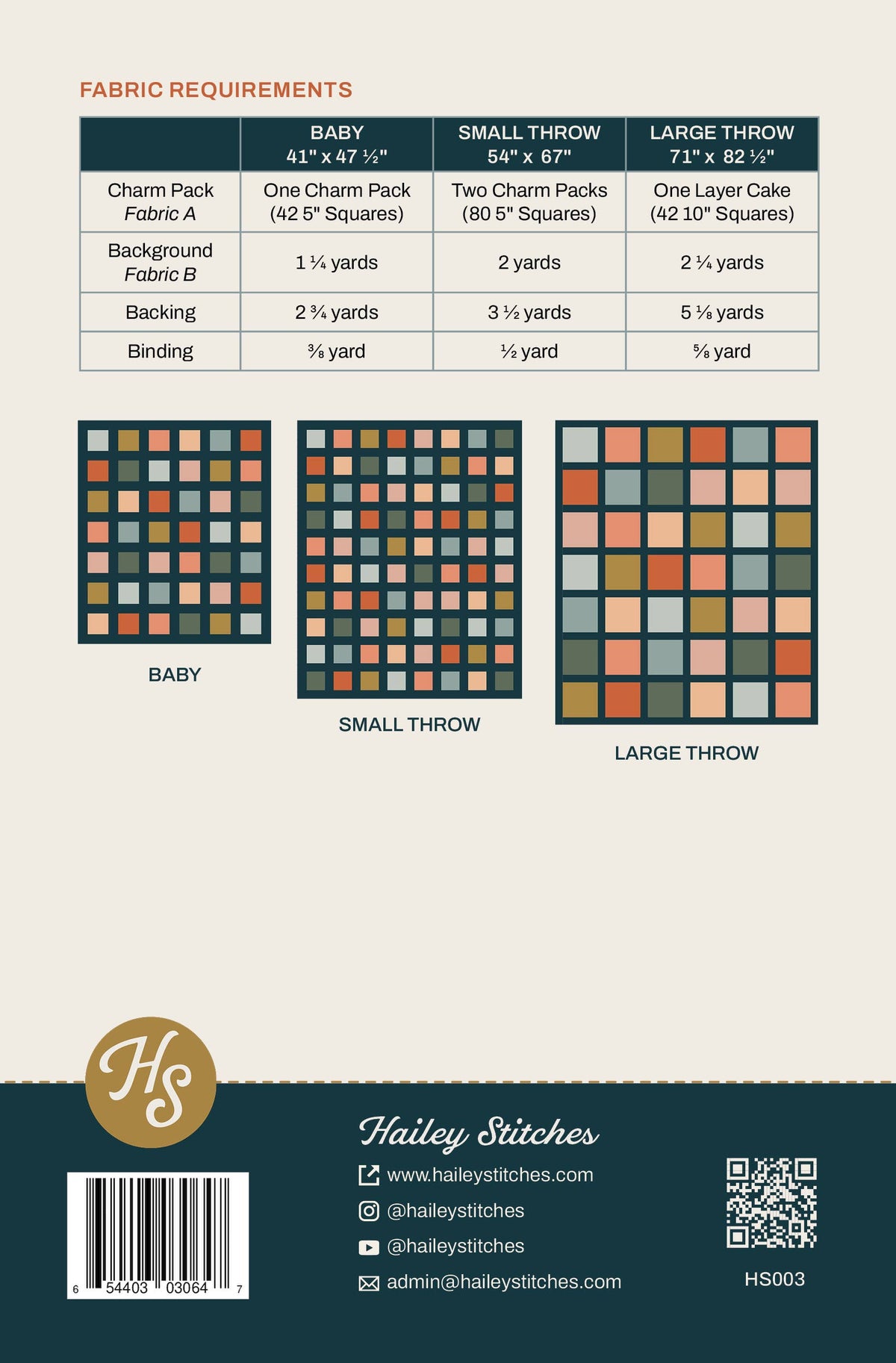 Simple Sashing Quilt Pattern by Hailey Stitches
