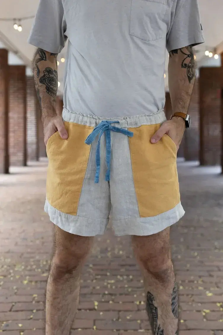 Saltwater Shorts Printed Sewing Pattern | Charlie Darwin Textiles